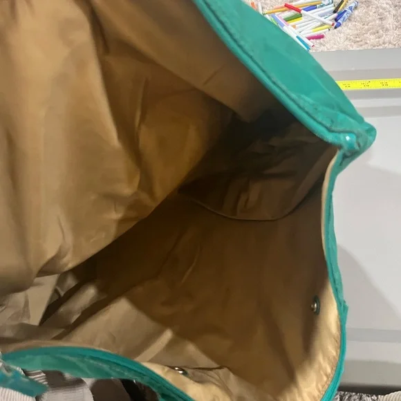 Coach Teal Tote Bag - Picture 3 of 3